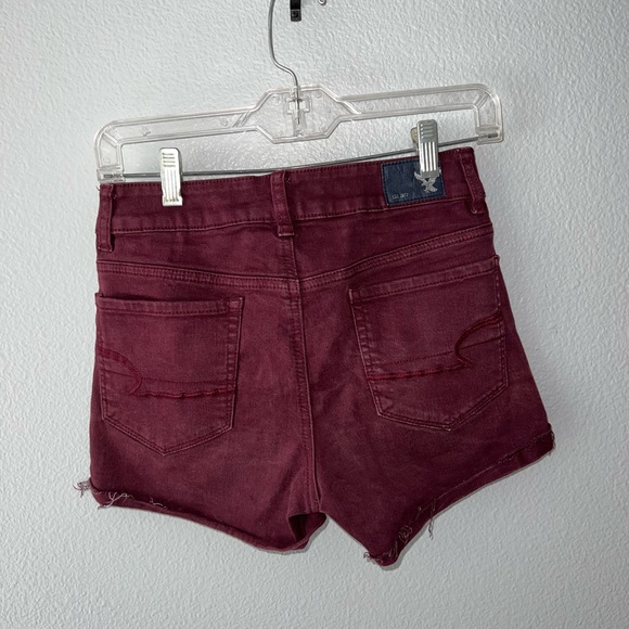 maroon american eagle shorts - Picture 4 of 4